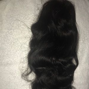 Malaysian body wave lace front wig 12”